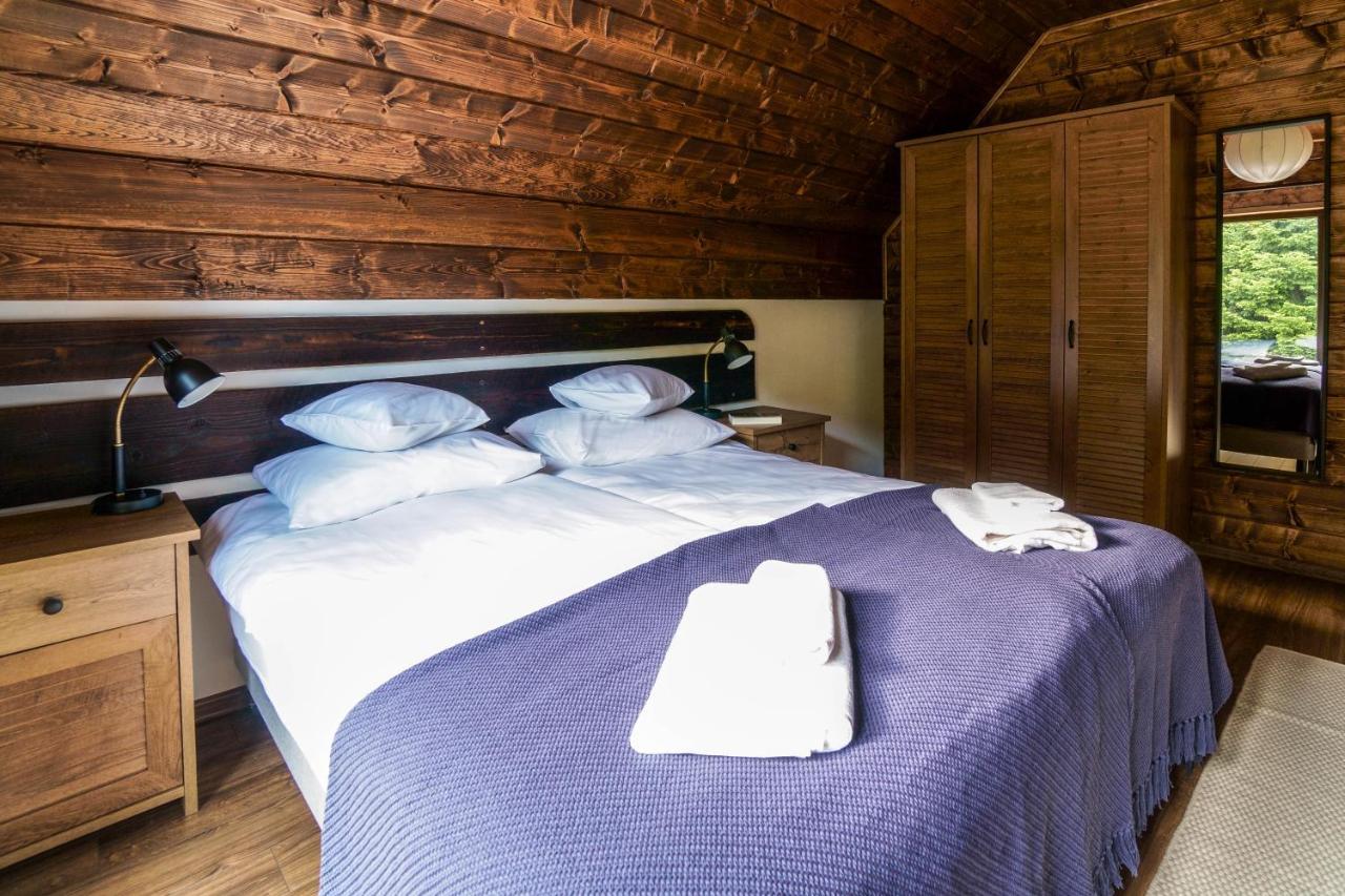 Novosiele Residence - Nad Gorska Rzeka - Lesne Spa Sauna Jacuzzi - Bieszczady Bystre  외부 사진
