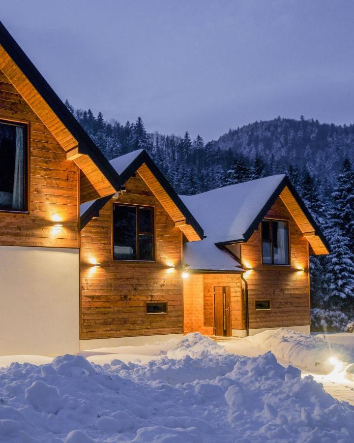 Novosiele Residence - Nad Gorska Rzeka - Lesne Spa Sauna Jacuzzi - Bieszczady Bystre  외부 사진